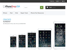 Tablet Screenshot of iphoneshopusa.com